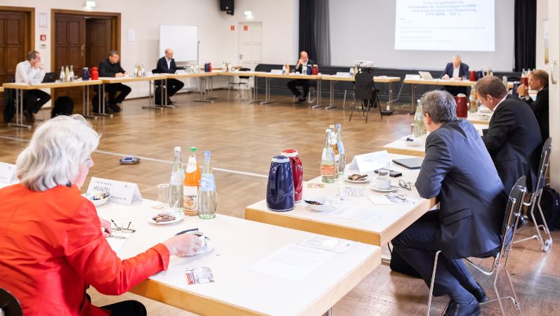 Diskussion im Rahmen des Energieforschungsdialogs am 1. Oktober 2020 in Düsseldorf.