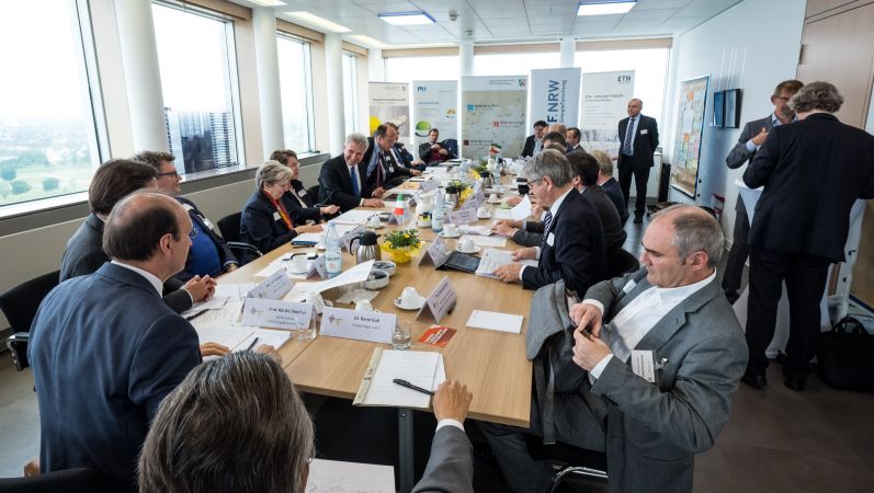 Diskussion im Rahmen des Energieforschungsdialogs am 10. Mai 2019 in Düsseldorf.