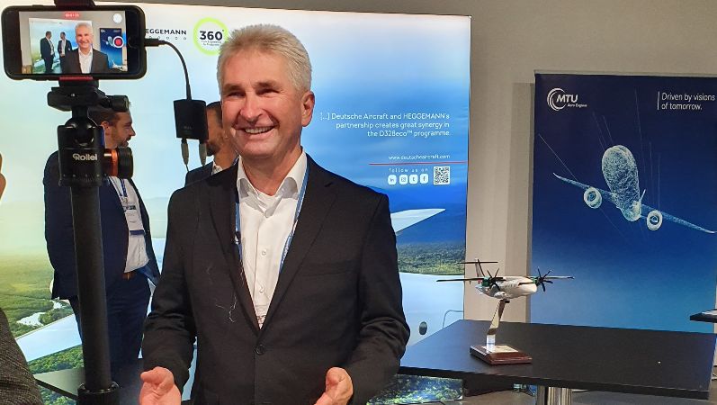 Wirtschafts- und Energieminister Prof. Dr. Andreas Pinkwart auf dem 15. Tag der Deutschen Luft- und Raumfahrtregionen.